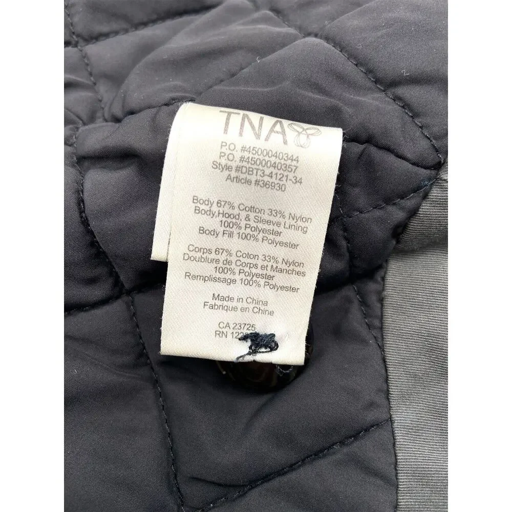 TNA Platoon Women’s Military Style‎ Green Jacket Sz Small